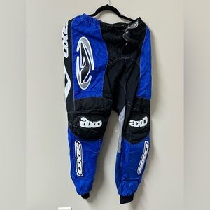 AXO Sport Supercross Motocross Pants Size: 32 Blue/Black/Gray G100